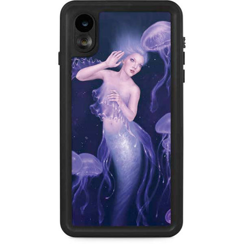 Mermaid and Jellyfish by Rachel Anderson iPhone Cases